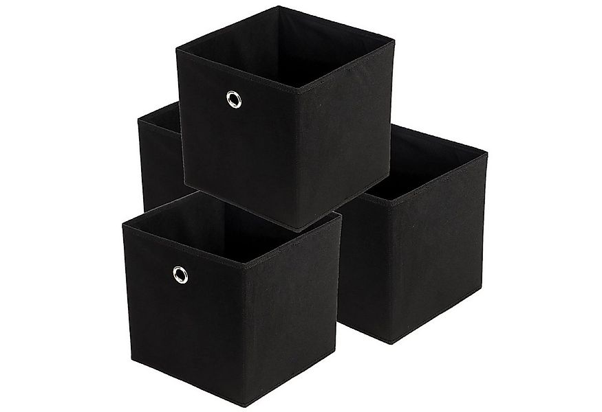 Youyijia Aufbewahrungsbox 4er Set Aufbewahrungsbox Faltbox Faltbare Stoff F günstig online kaufen
