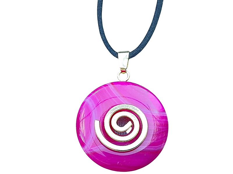 Steinfixx® Lange Kette echter Edelsteindonut 30 günstig online kaufen