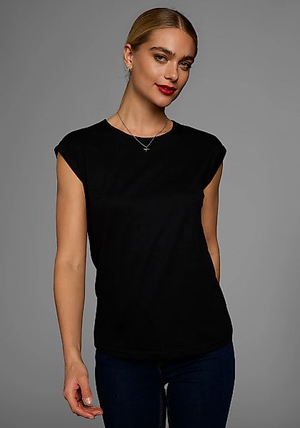 Boysens T-Shirt, Kurzarm, unifarben, Rundhals, für Freizeit und Alltag günstig online kaufen