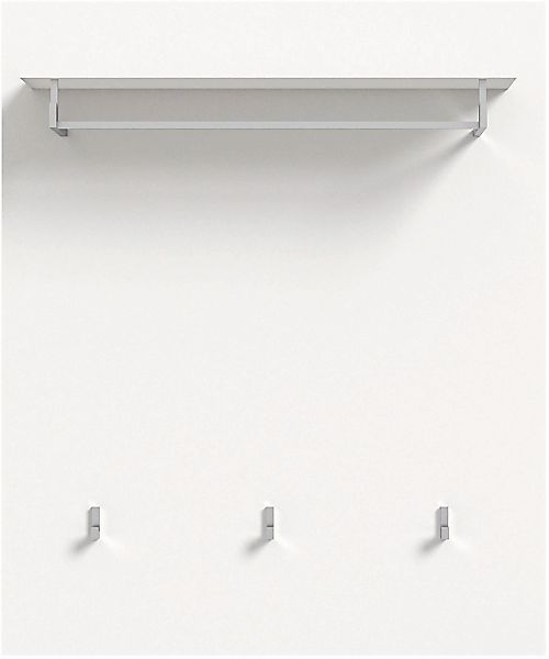 Home affaire Garderobenpaneel "CAPRI, Breite 80 cm, 1 Ablageboden, 3 Haken, günstig online kaufen