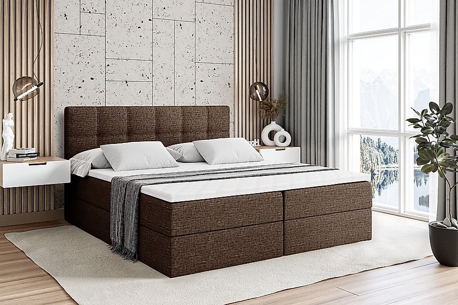ALTDECOR Boxbett MARCE (Multipocket-Matratze H4, H3 Matratze Bonellfederung günstig online kaufen