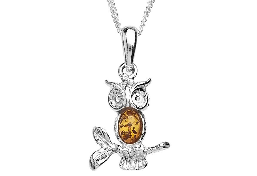 OSTSEE-SCHMUCK Kette mit Anhänger Ostsee-Schmuck Kette mit Anhänger Eule Ke günstig online kaufen