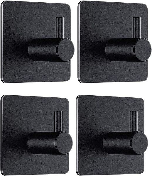 Blusmart Handtuchhaken 4 Stück Handtuchhalter Wandhaken Selbstklebend, für günstig online kaufen