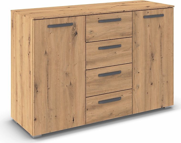 rauch Kombikommode "Sideboard Schubladenkommode OTELI mit Dekor- und Hochgl günstig online kaufen