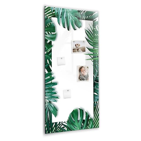 Tulup Magnettafel Beschreibbar Monstera Rahmen 60x120 cm Magnettafel Küche günstig online kaufen