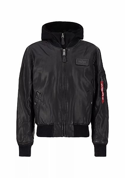 Alpha Industries Lederjacke "MA-1 D-Tec Faux Lether Lederjacke" günstig online kaufen