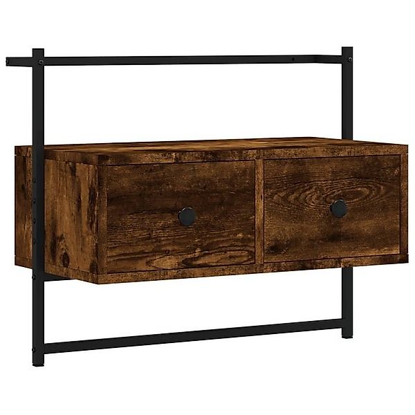 vidaXL TV-Wand TV-Wandschrank Räuchereiche 60,5x30x51 cm günstig online kaufen