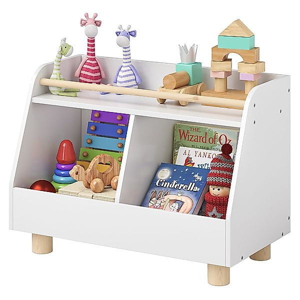 Bellabino Kinderregal Belly, Spielzeugregal weiß, 2 günstig online kaufen