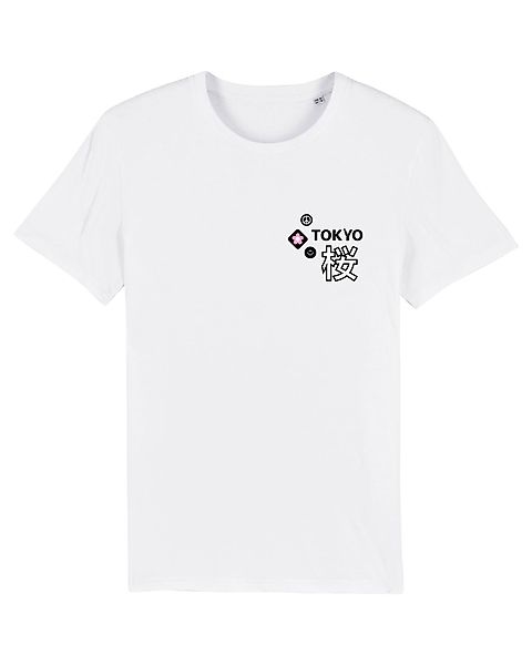 Unisex T-shirt Aus Bio Baumwolle, Nachhaltig Und Fair Tokyo Aufdruck günstig online kaufen