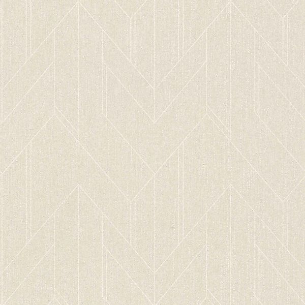 Bricoflor 20Er Jahre Tapete Elegant Helle Vliestapete Geometrisches Muster günstig online kaufen