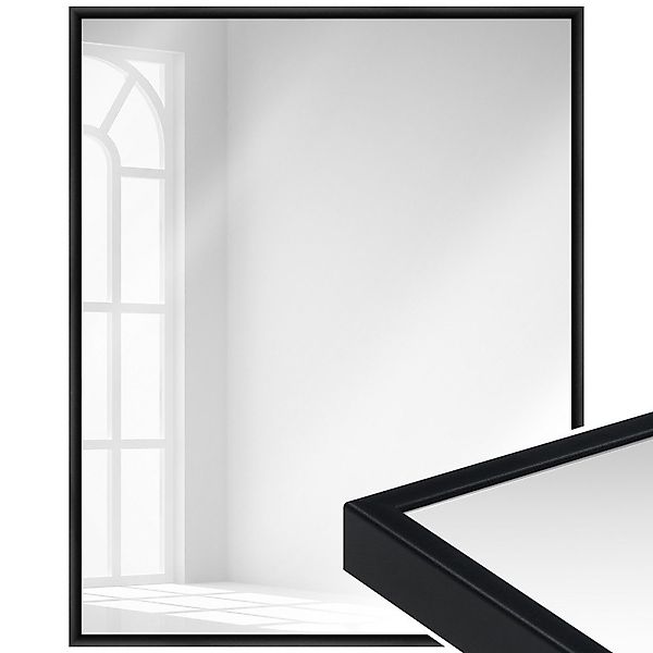 WANDStyle Wandspiegel H270, Schwarz, matt, aus günstig online kaufen