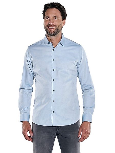 Engbers Langarmhemd engbers Herren Langarm-Hemd "My Favorite", Hellblau günstig online kaufen