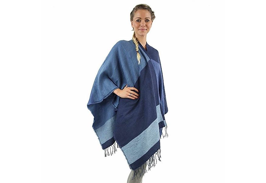 Antonio Poncho Antonio Kuscheliger Damenponcho blau günstig online kaufen