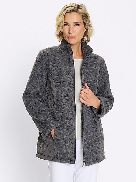 Sieh an! Allwetterjacke Bouclé-Jacke Langarm günstig online kaufen