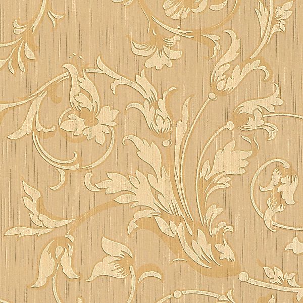 Bricoflor Ranken Tapete Französisch Elegante Vliestapete mit Textil Ornamen günstig online kaufen