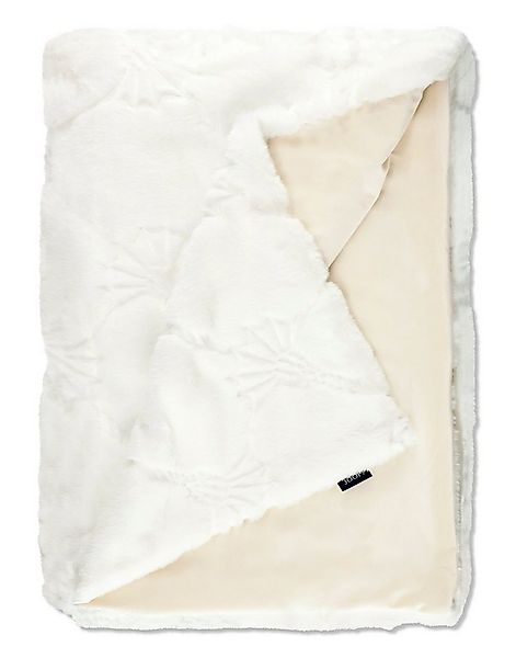 Wohndecke JOOP! LIVING - COZY CORNFLOWER Plaid, JOOP! günstig online kaufen