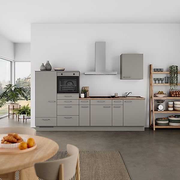 nobilia Küchenzeile ""Laser I", Ausrichtung wählbar, Breite 300 cm" vormont günstig online kaufen