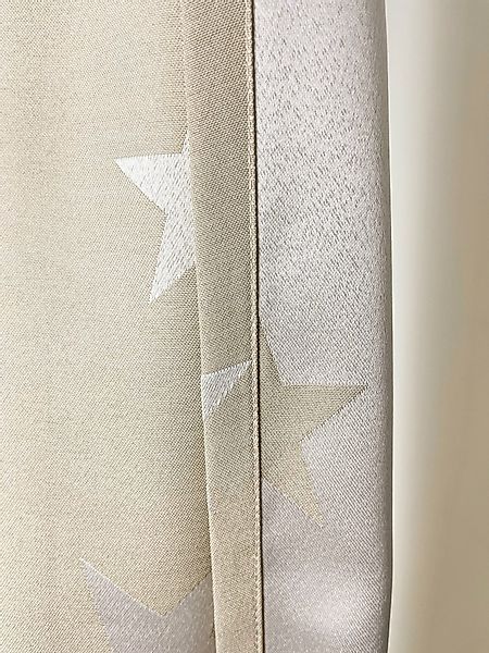 novumfix Vorhang Sterne Kombiband in beige günstig online kaufen