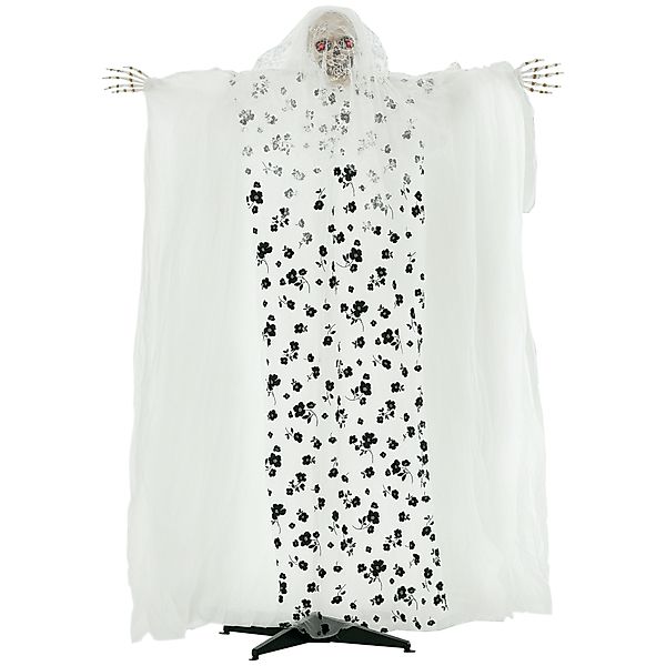 Outsunny Halloween Dekoration Geisterbraut hängend 175cm mit Skelett Schäde günstig online kaufen