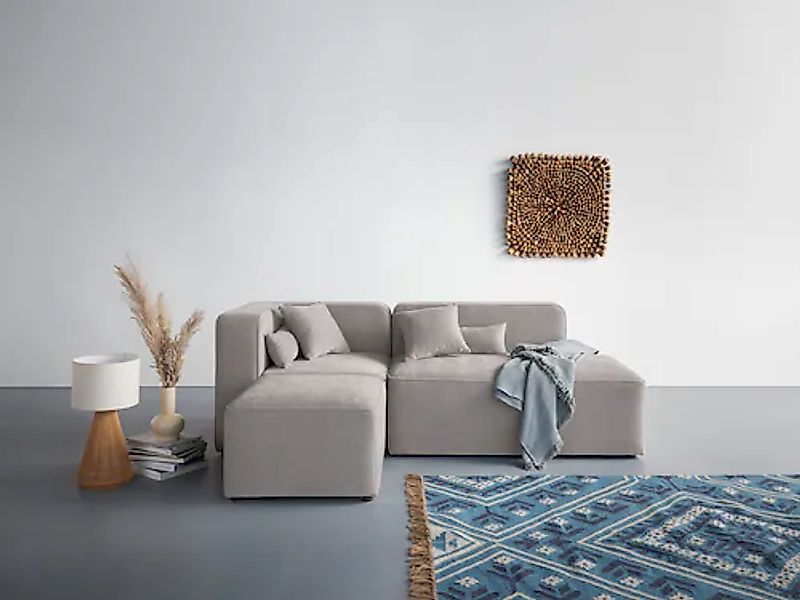Home affaire Ecksofa »Sundstrup L-Form« Modulserie, individuelle Zusammenst günstig online kaufen