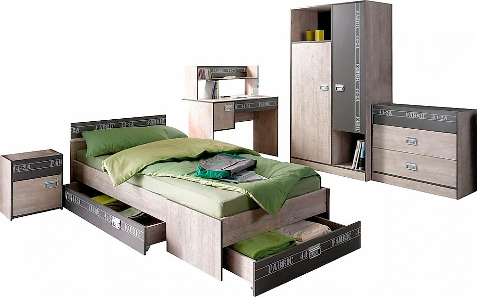 Parisot Jugendzimmer-Set Fabric, (Komplett Set, 4-tlg., günstig online kaufen