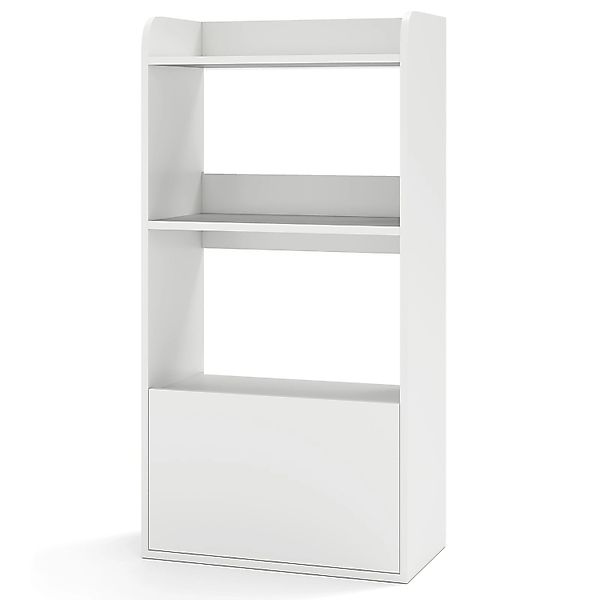 Costway Bücherregal mit Schublade Standregal 55 x 29 x 105 cm Weiß günstig online kaufen