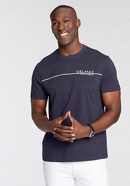 DELMAO T-Shirt mit modischem Brustprint - NEUE MARKE! günstig online kaufen