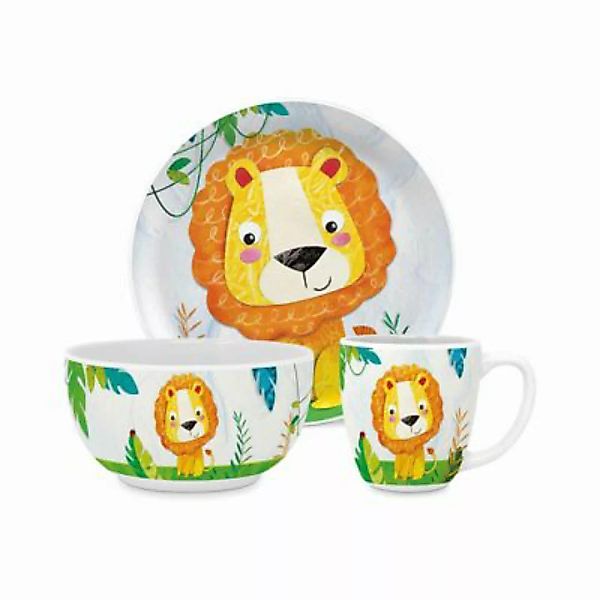ppd Kindergeschirr Set 'Happy Lion' 3-teilig Kindergeschirrsets gelb günstig online kaufen