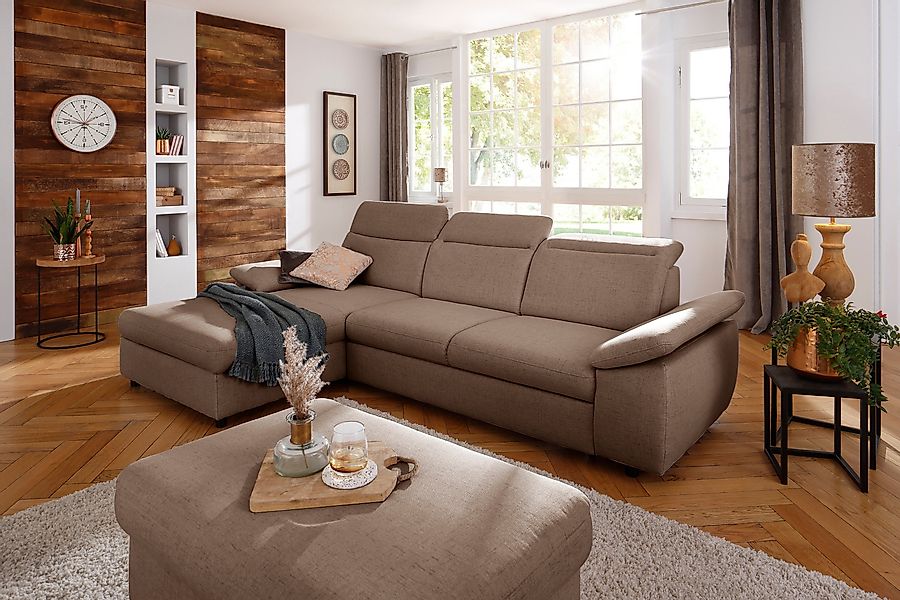 Home affaire Ecksofa Mauritius L-Form, mit günstig online kaufen