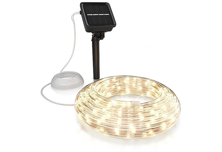 BEARWARE LED-Lichterkette Solar 10m warmweiß, Innen & Außen, Solarpanel mit günstig online kaufen