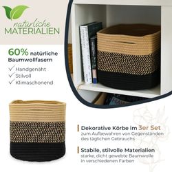 HMF Aufbewahrungskorb Aufbewahrungskorb mit versteckten Griffen, günstig online kaufen