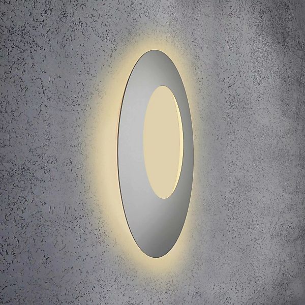 Escale Blade Open LED-Wandleuchte, silber, Ø 79 cm günstig online kaufen