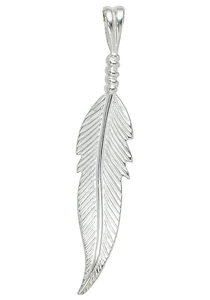JOBO Kettenanhänger Anhänger Feder, 925 Silber günstig online kaufen