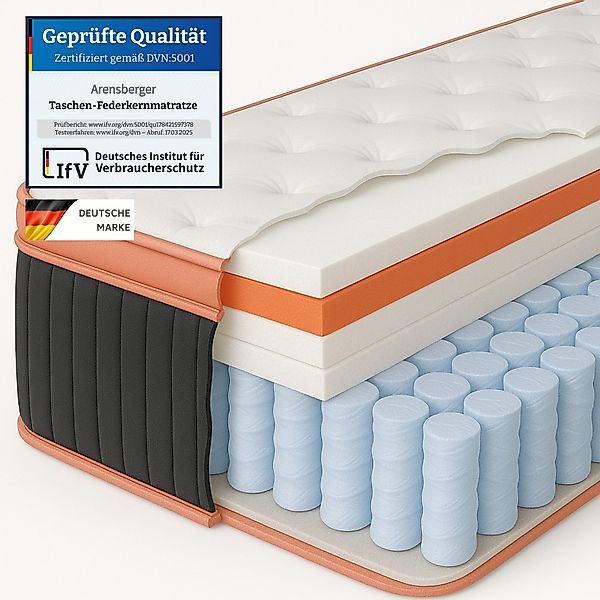 Taschenfederkernmatratze Kupfermatratze mit Federkern & Kupferschaum günstig online kaufen