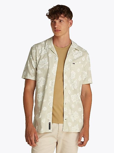 Tommy Jeans Kurzarmhemd TJM REG SLUB AOP SS SHIRT EXT günstig online kaufen