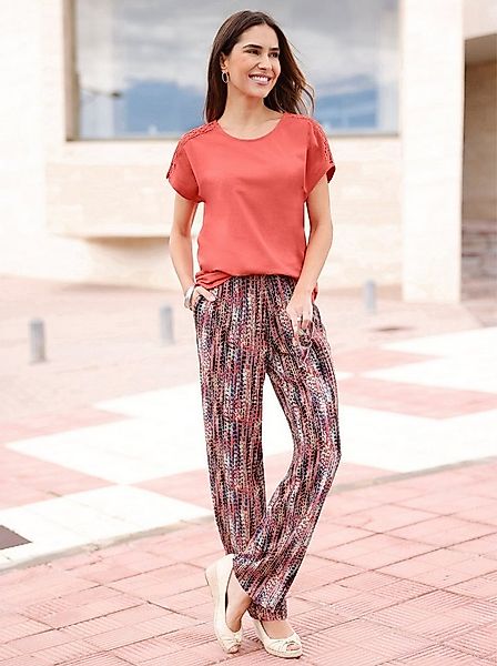 Sieh an! Jerseyhose Druck-Hose komfortabel günstig online kaufen