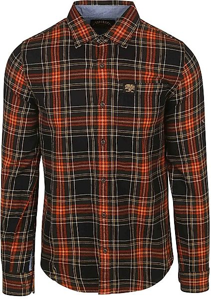 Superdry Karohemd Orange - Größe XXL günstig online kaufen