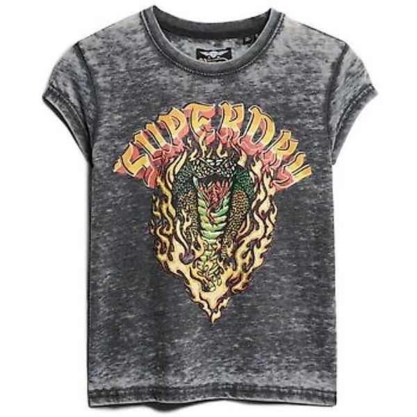Superdry  T-Shirt T-shirt à motif femme  Biker Rock günstig online kaufen