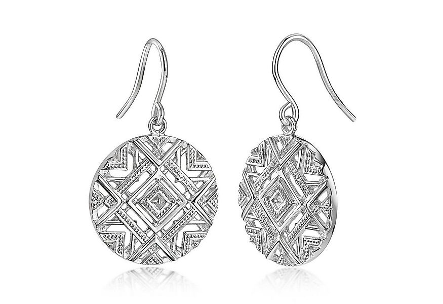 Materia Paar Ohrhänger Damen Silber Ornament Mandala Afrikanisch SO-338, 92 günstig online kaufen