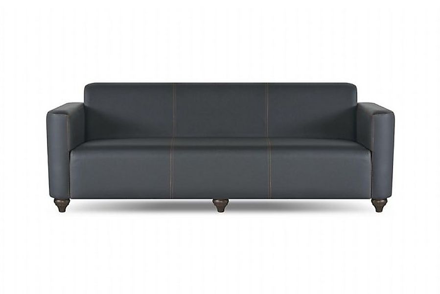 JVmoebel 3-Sitzer Sofa 3-Sitzer Schwarz Einfarbig Modern Design Arbeitszimm günstig online kaufen