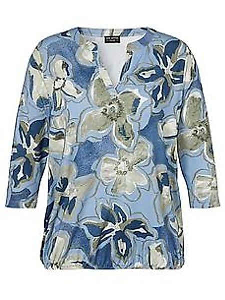 Rundhals-Shirt 3/4 Arm Via Appia Due blau günstig online kaufen