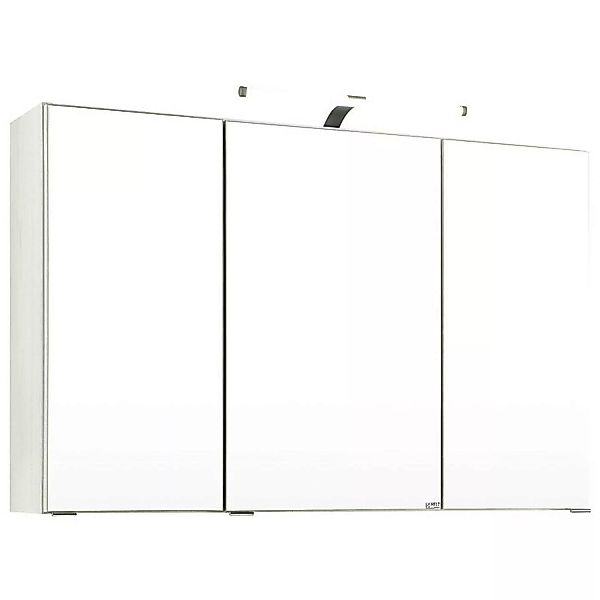 Lomadox Spiegelschrank COMO-03, weiß, B x H x T ca.: 100 x 64 x 20cm günstig online kaufen
