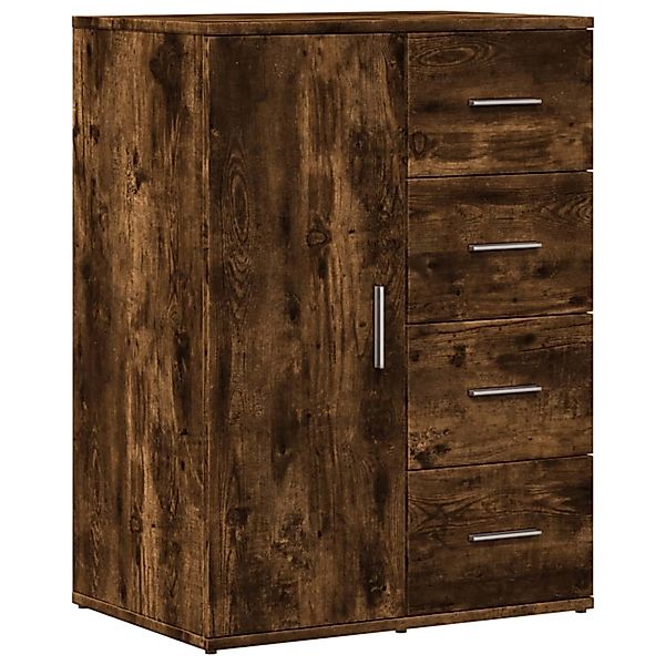vidaXL Sideboard Räuchereiche 59x39x80 cm Holzwerkstoff 840538 günstig online kaufen