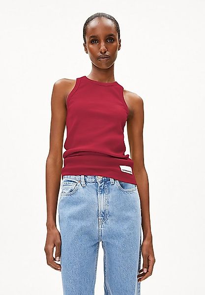 Armedangels Shirttop KANITAA Ripp-Top aus Bio-Baumwoll Mix Fitted (1-tlg., günstig online kaufen