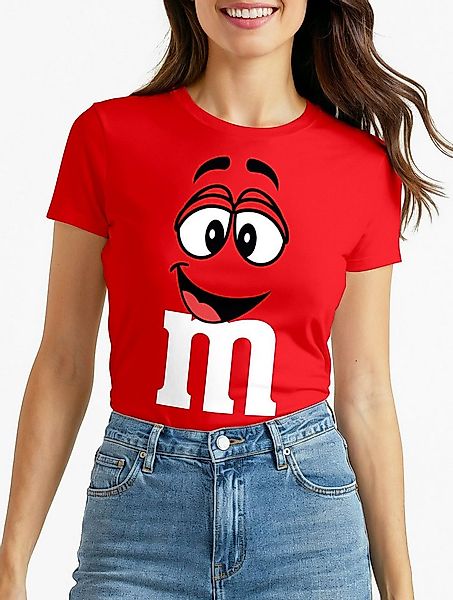 MoonWorks Print-Shirt Damen T-Shirt Fasching Karneval M Aufdruck Gruppen- K günstig online kaufen