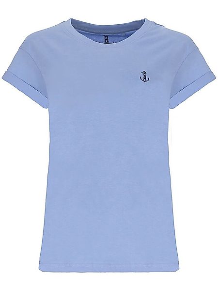 Leitfeuer T-Shirt Damen Kurzarm-Shirt Baumwolle Rundhals günstig online kaufen