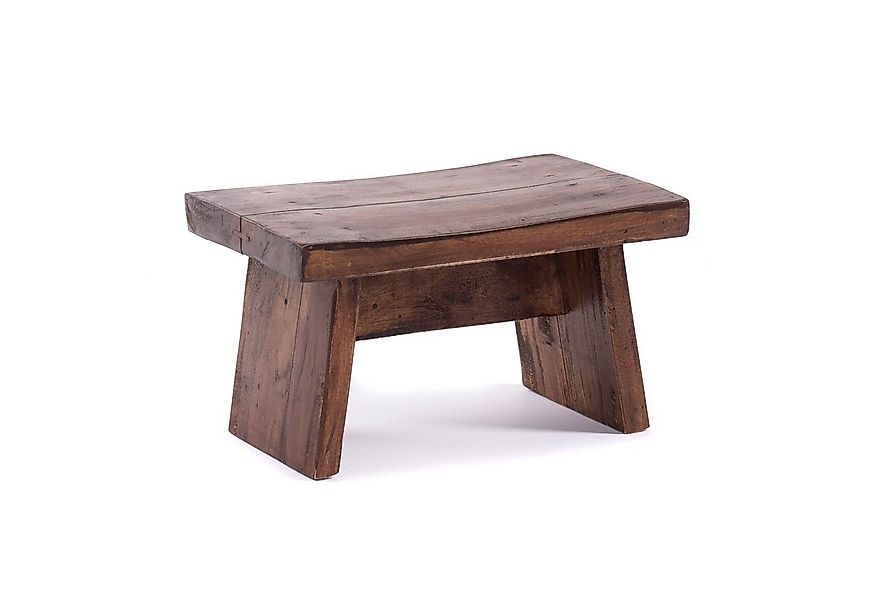 DESIGN DELIGHTS Hocker NOSTALGISCHER FUßHOCKER "SCHEMEL", Altholz massiv, H günstig online kaufen