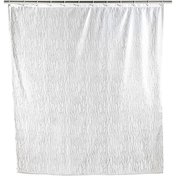 Wenko Duschvorhang Deluxe Weiß 200 cm x 180 cm günstig online kaufen