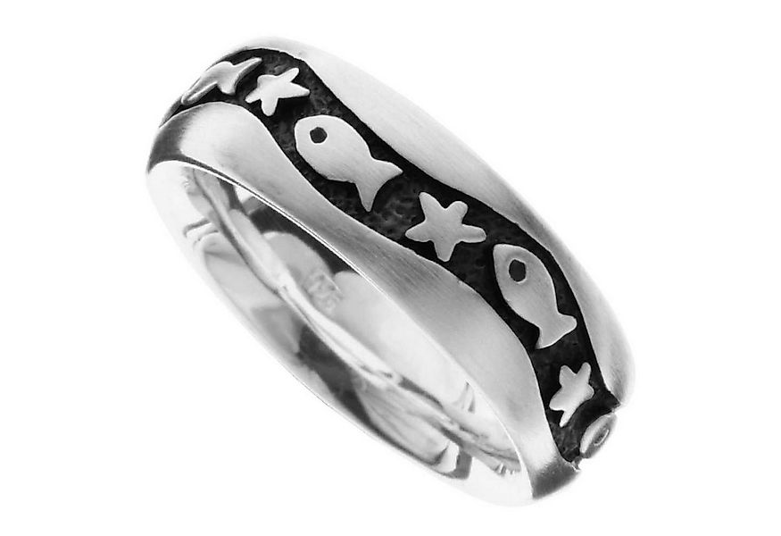 OSTSEE-SCHMUCK Fingerring Ostsee-Schmuck Ring Fisch & Stern Ring Fisch & St günstig online kaufen