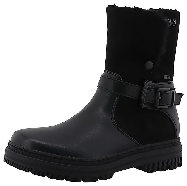 TOM TAILOR Winterstiefelette, Blockabsatz, Winterboots, Stiefelette günstig online kaufen